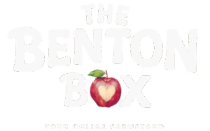 The Benton Box Logo White